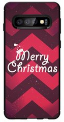 ТПУ Чехол Merry Christmas на Samsung S10 ( G973F ) Праздничный