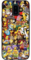 Чехол стикер с Симпсонами на Samsung Galaxy J610 Прорезиненный