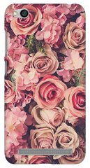Розовый чехол с цветами для Xiaomi Redmi 5a