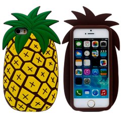 Чехол 3Д ананас на iPhone 5 / 5s / SE Надежный