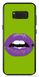 Противоударный бампер Samsung S8 фиолетовые губы