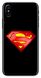 Прорезиненный бампер для iPhone XS Max Superman