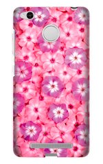 Чехол с розовыми цветами на Ксяоми (Xiaomi) Redmi 3s матовый