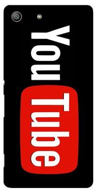 Модный чехол для Sony Xperia M5 Dual Логотип YouTube