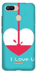 Чехол на День Влюблённых для Xiaomi Redmi 6 Наполни своё сердце