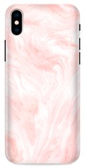 Чехол накладка с Мрамором на iPhone XS Max Розовый