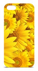 Чехол с Подсолнухами на iPhone 5 / 5s / SE Желтый