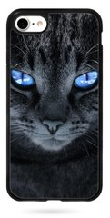 Прорезиненный  чехол Голубоглазый котэ для iPhone 7