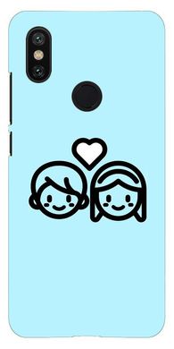 Чехол для влюбленных на Xiaomi Mi A2 Lite Бирюзовый