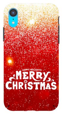 Чехол накладка Счастливого Рождества на iPhone XR Яркий