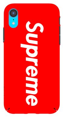 Чохол з логотипом Суприм на iPhone XR Червоний