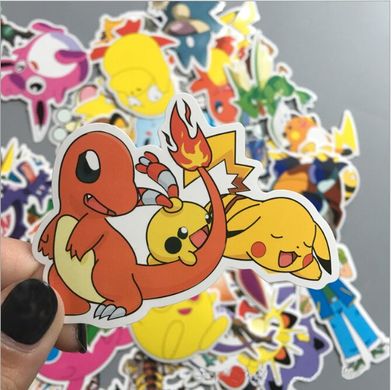 Набор стикеров Pokemon наклейки Покемон купить