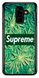 Зеленый бампер на Samsung A6 plus ( 2018 ) Логотип Supreme