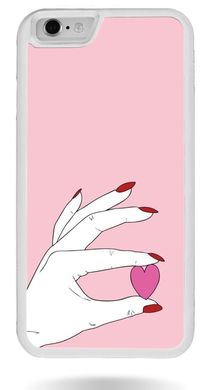 Чохол c Серцем для дівчини на iPhone 6 Plus Рожевий