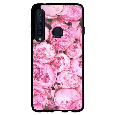 Розовый чехол для Samsung Galaxy A9 2018 Пионы