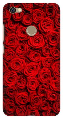 Чохол з Трояндами для дівчини на Xiaomi Note 5a prime Червоний