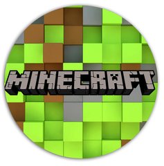 Яркий держатель с лого популярной игры Minecraft