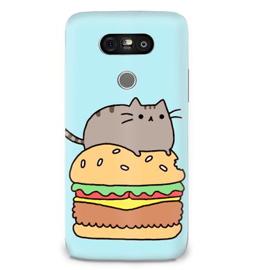 Бампер с котиком Пушин для LG G5 ( Элджи Джи 5 ) Популярный