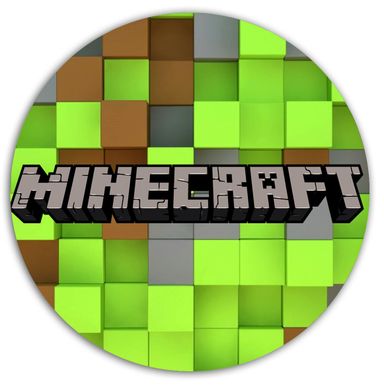 Яскравий тримач з лого популярної гри Minecraft