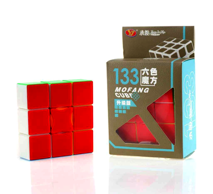 Плавный Кубик Рубик Moyu 3х3х1 YongJun Stickerless Magic Cube