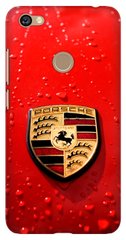 Чохол з логотипом Porsche на Xiaomi Note 5a prime Червоний