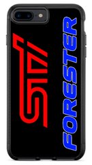 Чехол с логотипом Субару Форестер для iPhone 7 plus Черный