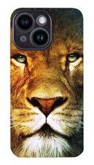 Силиконовый чехол со львом на iPhone 14 plus