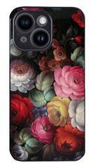Чехол с принтом цветы на iPhone 15 для девушки