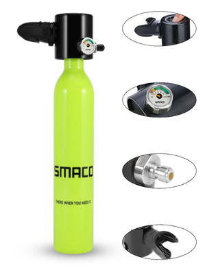 Кисневий міні балон для підводного плавання Smaco