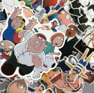 Набор наклеек Family Guy наклейки Гриффины виниловые