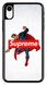 ТПУ Чехол с Суперменом на iPhone XR Логотип Supreme
