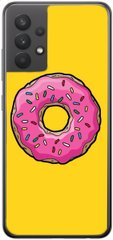 Желтый чехол Samsung А32 Пончик