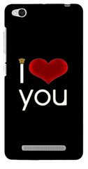 Чехол для второй половинки на Xiaomi Redmi 4a I Love You