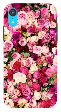 Рожевий чохол для дівчини на iPhone XR Троянди
