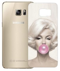 Чехол накладка с Мэрилин Монро на Galaxy G935 Белый