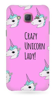 Яркий чехол Unicorn Lady для Samsung j700h 2015