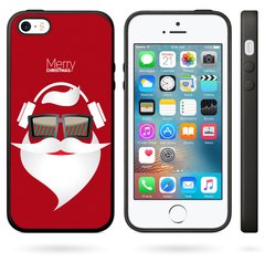 Чехол к Новому году с Санта Клаусом для iPhone 5 / 5s / SE Подарочный