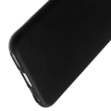 Захисний матовий кейс для iPhone 6 plus чорний силіконовий
