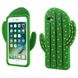 Зеленый кейс кактус iPhone 6 / 6s силиконовый