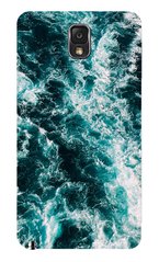 Чехол с Текстурой моря на Galaxy Note 3 Матовый