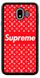 Красный чехол на Samsung Galaxy j4 18 Суприм - Луи Витон