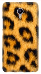 Бампер Meizu MAX текстура леопарда
