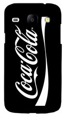 Чорний чохол з логотипом Coca-Cola на Samsung Core Prime