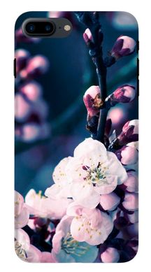 Зелений чохол для iPhone 8 plus Цвіт вишні