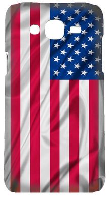 Бампер Самсунг J300  американский флаг