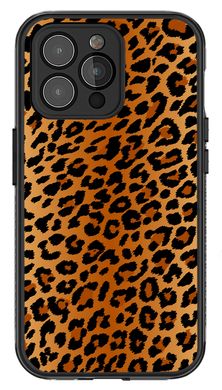 Силиконовый чехол Apple iPhone14 pro текстура леопард