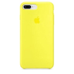Оригинальный матовый кейс для IPhone 7/8 Plus с покрытием "антигрязь" цвет желтый