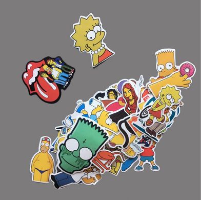Сімпсони набір наклейок стікерпак Simpsons