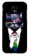 Черный чехол для Samsung G5 17 Котик в галстуке