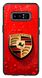 Червоний чохол на Galaxy Note SM-N950F Логотип Porsche